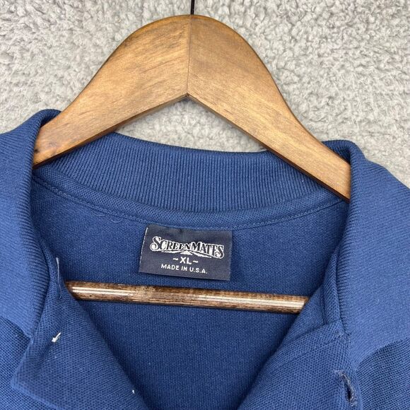 Vintage Atlanta Final Four Polo Shirt Men's Extra Large Blue Embroidered 2007 - Picture 7 of 12